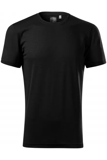 Tricou bărbătesc din lână Merino - negru, L