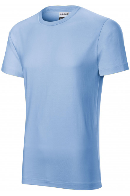 Tricou bărbătesc durabil, cer albastru, tricouri din bumbac