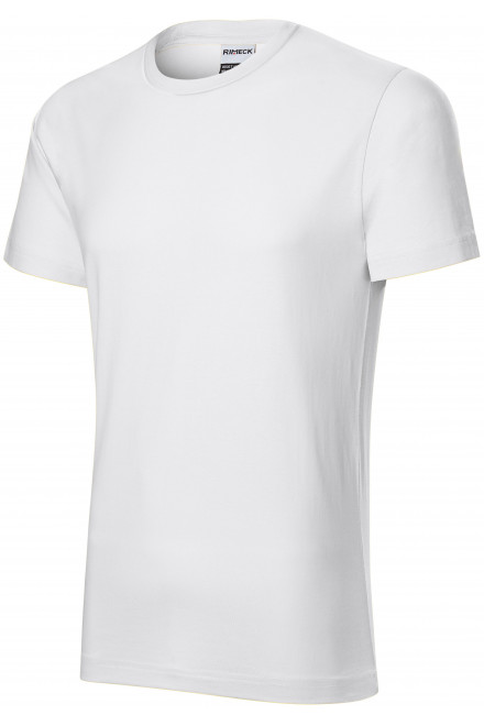 Tricou bărbătesc durabil mai greu, alb, tricouri pentru profesioniștii medicali