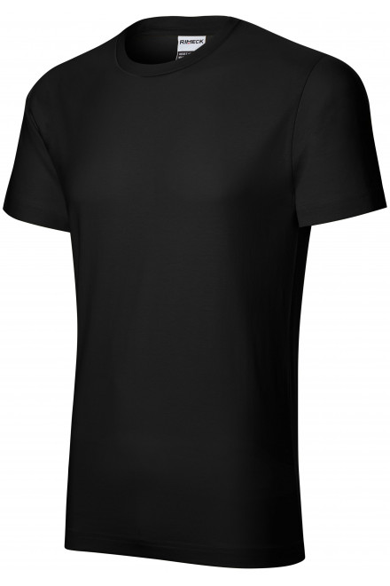 Tricou bărbătesc durabil mai greu, negru, tricouri pentru profesioniștii medicali