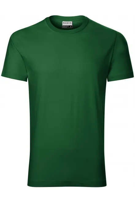 Tricou bărbătesc durabil mai greu - sticla verde, L