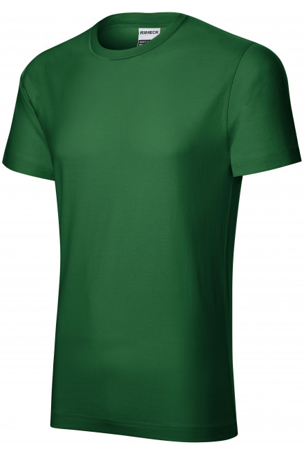 Tricou bărbătesc durabil, sticla verde, tricouri simple