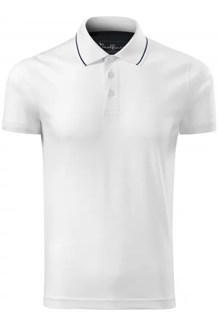 Tricou bărbătesc elegant mercerizat - alb, L