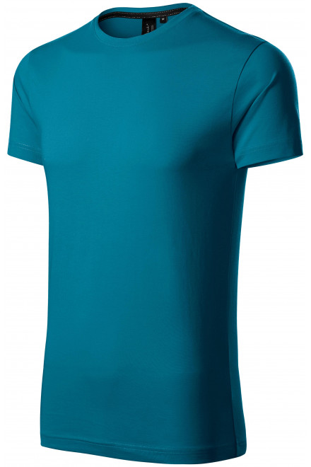 Tricou bărbătesc exclusiv, petrol blue, tricouri simple