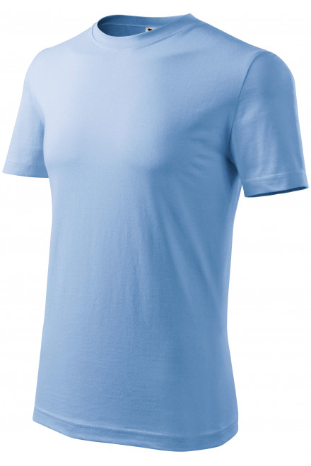 Tricou clasic pentru bărbați, cer albastru, tricouri albastre