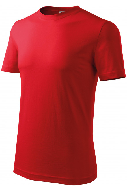 Tricou clasic pentru bărbați, roșu, tricouri rosii