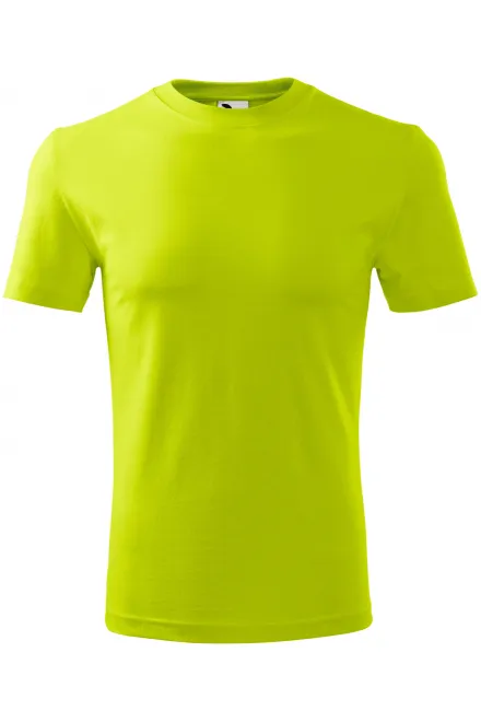 Tricou clasic pentru bărbați - verde lime, S