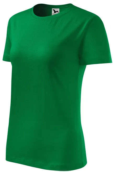 Tricou clasic pentru femei, iarba verde