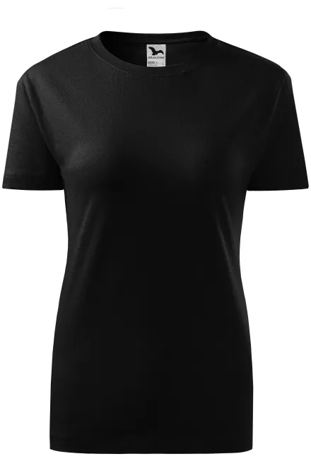 Tricou clasic pentru femei - negru, S