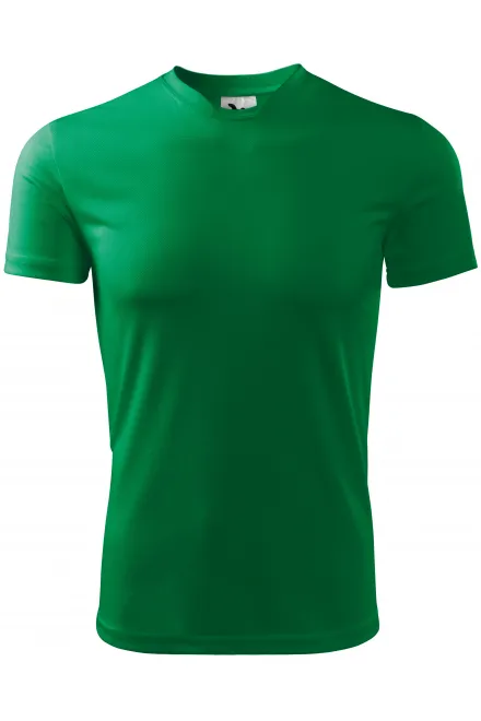 Tricou cu decolteu asimetric - iarba verde, XL