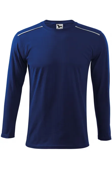 Tricou cu mâneci lungi - albastru regal, 3XL