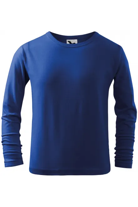 Tricou cu mâneci lungi pentru copii - albastru regal, 158 cm / 12 ani