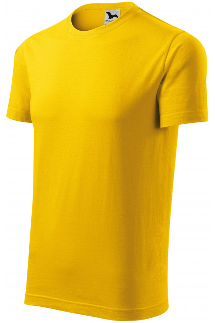 Tricou cu mâneci scurte, galben, tricouri pentru imprimare