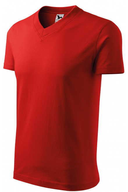 Tricou cu mâneci scurte, greutate medie, roșu