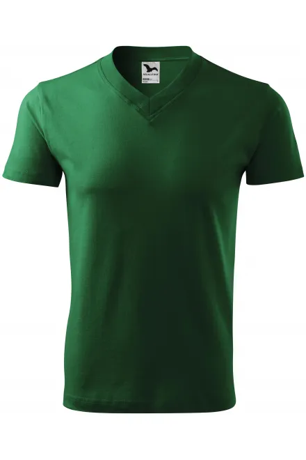 Tricou cu mâneci scurte, greutate medie - sticla verde, 3XL