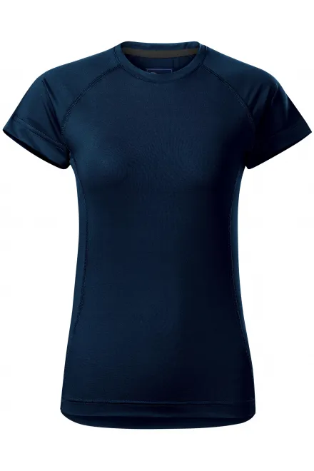 Tricou dama pentru sport - albastru inchis, XS