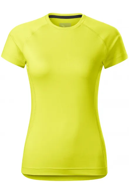 Tricou dama pentru sport - galben neon, XS