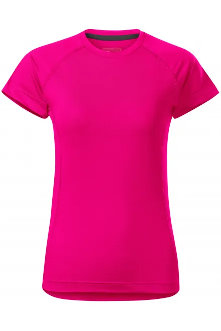 Tricou dama pentru sport - roz neon, XS