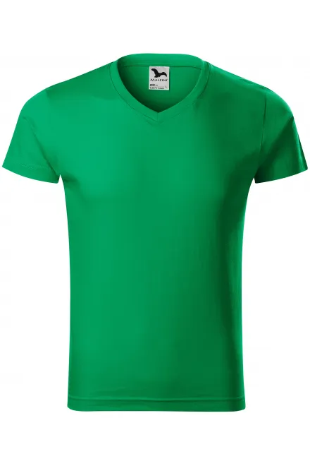 Tricou de bărbați strâns - iarba verde, L