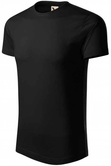 Tricou de bumbac organic pentru bărbați, negru, tricouri din bumbac