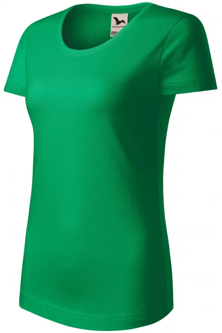 Tricou de bumbac organic pentru femei, iarba verde