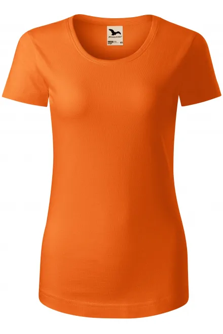 Tricou de bumbac organic pentru femei - portocale, L