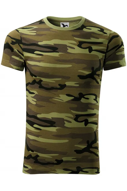 Tricou de camuflaj - camuflaj verde, M