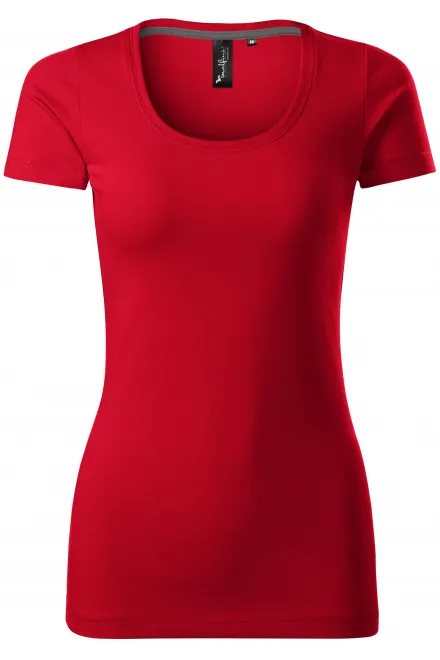 Tricou de damă cu cusături decorative - formula red, M