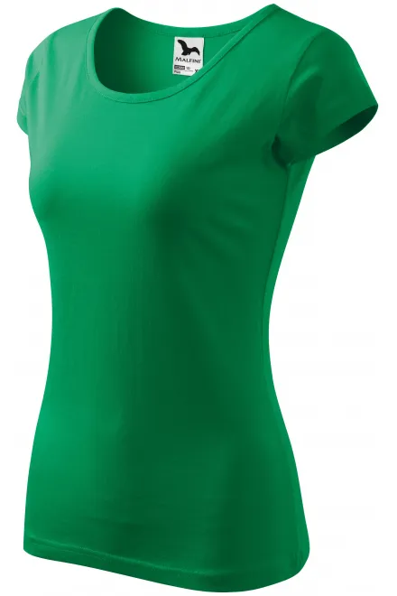 Tricou de damă cu mâneci foarte scurte, iarba verde