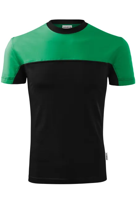 Tricou din bumbac în două culori - iarba verde, XL