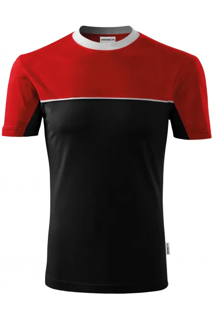 Tricou din bumbac în două culori - negru, XL