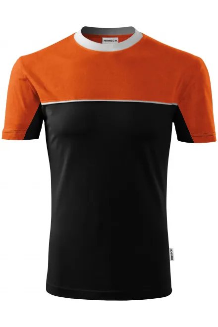Tricou din bumbac în două culori - portocale, XL