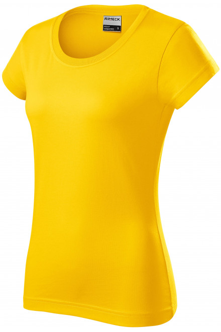 Tricou durabil pentru bărbați, galben, tricouri cu mânecă scurtă