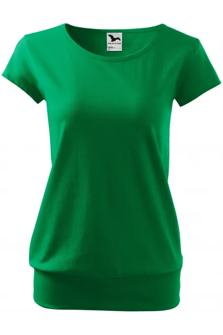 Tricou la modă pentru femei - iarba verde, S
