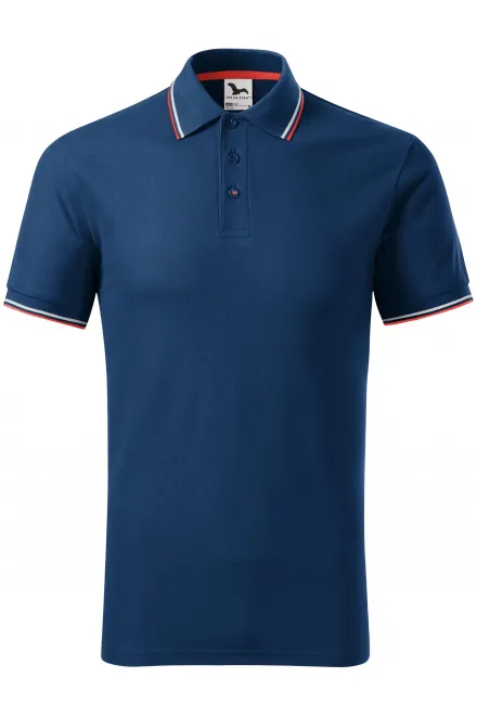 Tricou polo clasic pentru bărbați - albastru de noapte, S