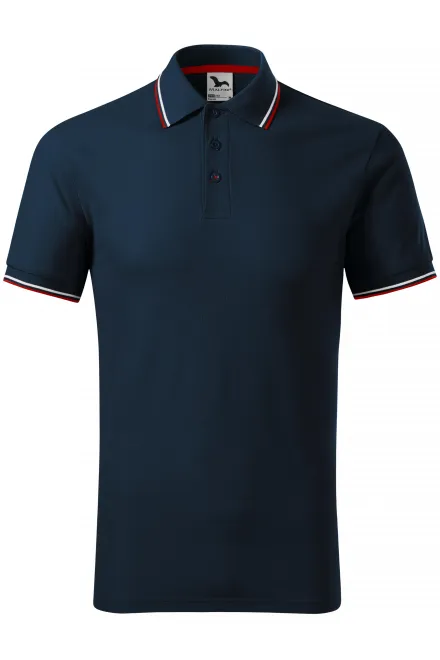 Tricou polo clasic pentru bărbați - albastru inchis, S