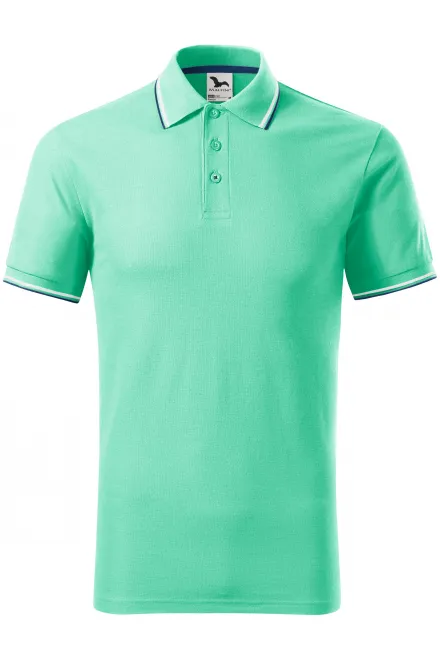 Tricou polo clasic pentru bărbați - mentă, S
