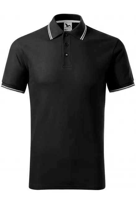 Tricou polo clasic pentru bărbați - negru, S