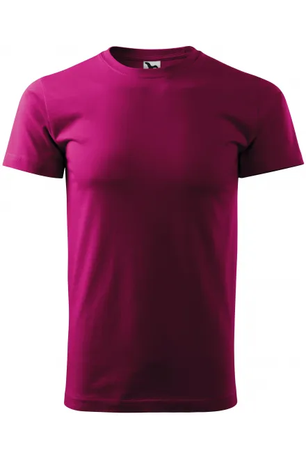 Tricou simplu pentru bărbați - roșu fucsia, XS