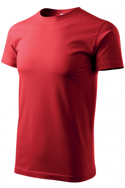 Tricou simplu pentru bărbați, roșu, tricouri pentru bărbați