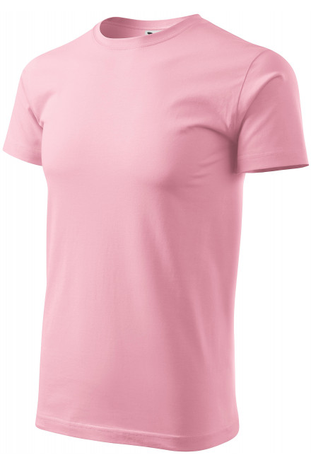 Tricou simplu pentru bărbați, roz, tricouri roz