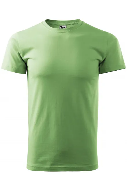 Tricou simplu pentru bărbați - verde mazăre, XS