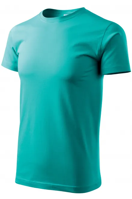Tricou simplu pentru bărbați, verde smarald