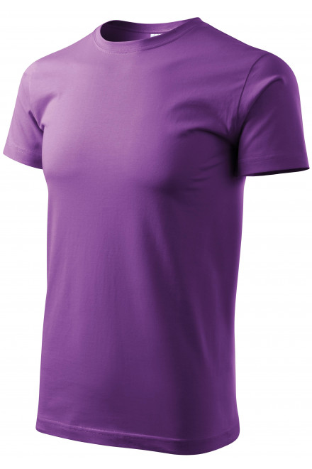 Tricou simplu pentru bărbați, violet, tricouri pentru bărbați