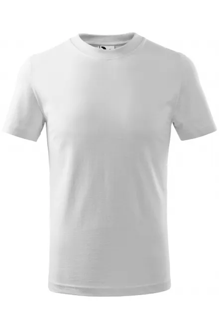 Tricou simplu pentru copii - alb, 134 cm / 8 ani
