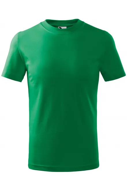 Tricou simplu pentru copii - iarba verde, 134 cm / 8 ani
