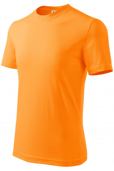 Tricou simplu pentru copii, mandarin, tricouri pentru copii