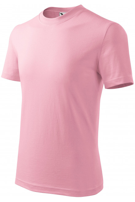 Tricou simplu pentru copii, roz, tricouri pentru copii
