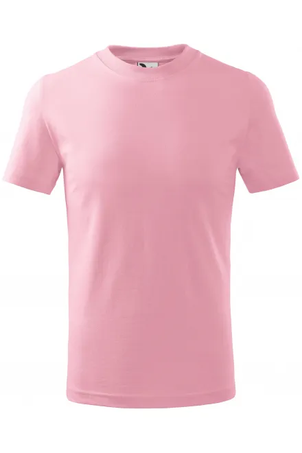 Tricou simplu pentru copii - roz, 134 cm / 8 ani