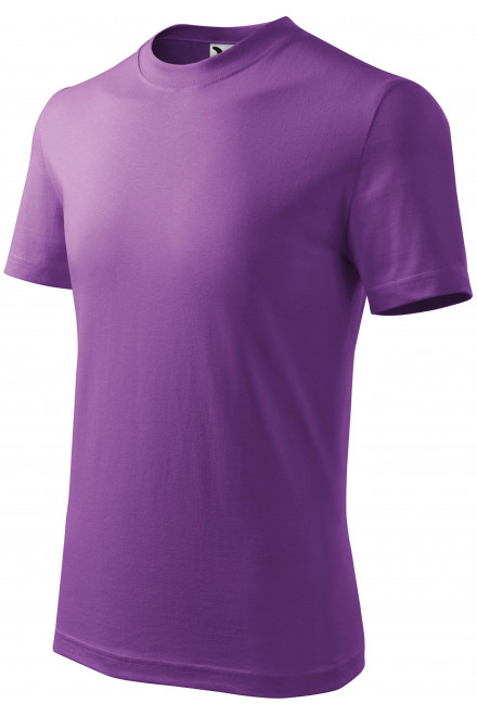 Tricou simplu pentru copii, violet, tricouri pentru copii